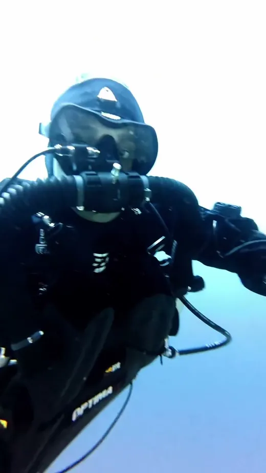 rebreather on the Tanjung Jepun wreck